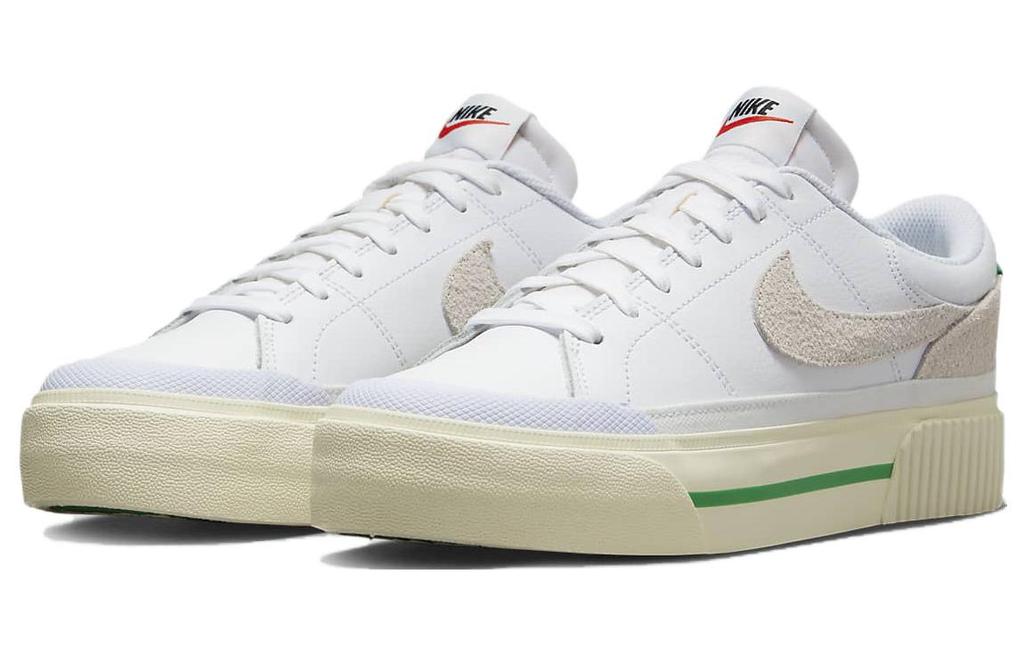 Nike Court Legacy White Stadium Green Women's FJ5483-100