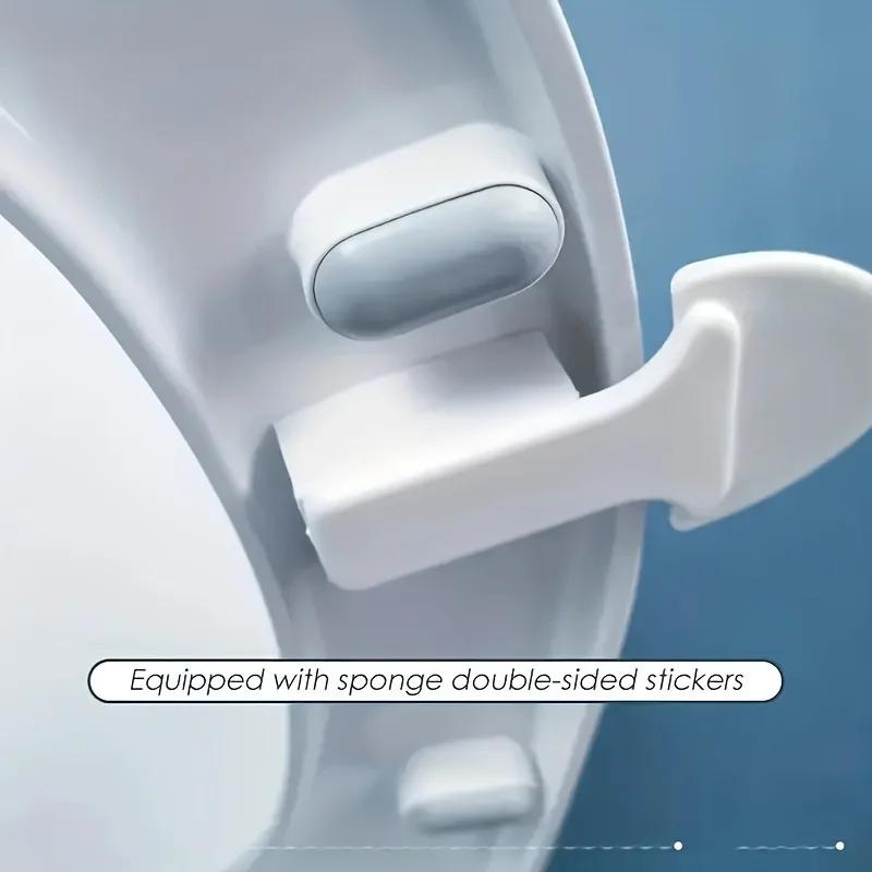 2 stuks Easy-Lift Toiletbril Handvat, praktisch handsfree ontwerp. Draagbaar badkameraccessoire, handig voor thuisgebruik op het toilet