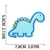 Autocolant din Pânză Brodată cu Dinozauri Mixt, Decorațiune pentru Haine, Autocolant Mic cu Petec de Dinozaur, Potrivire pentru Geantă, Petec cu Animale Mici.