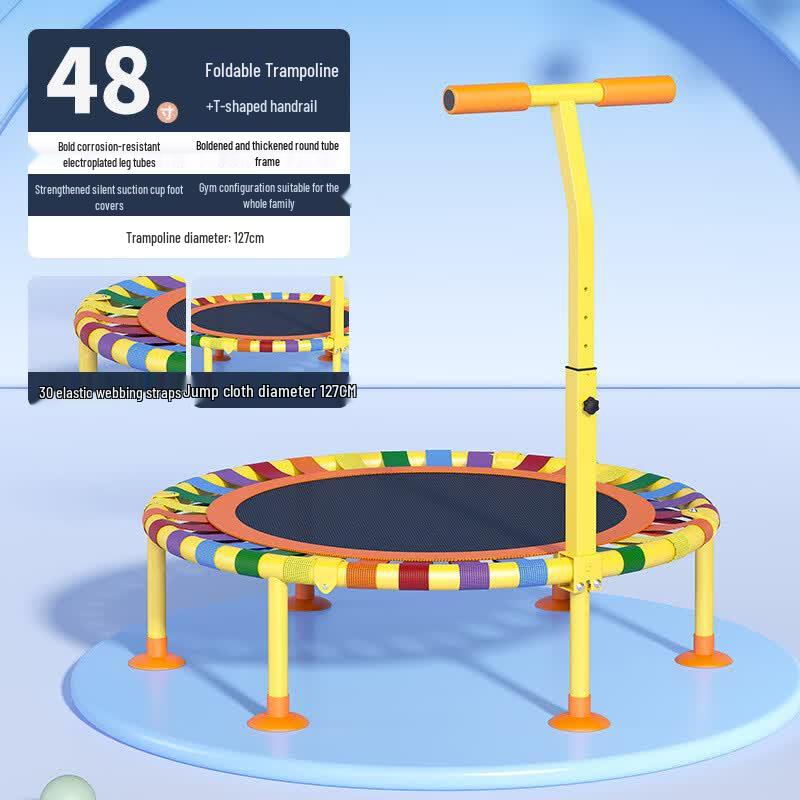Children s Indoor Trampoline with T-Handle