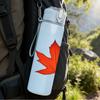 1PC Maple Leaf 750ml Color Plastic Sports Water Bottle Leakproof Flip Straw Lid Suitable for Sports Office Home Use