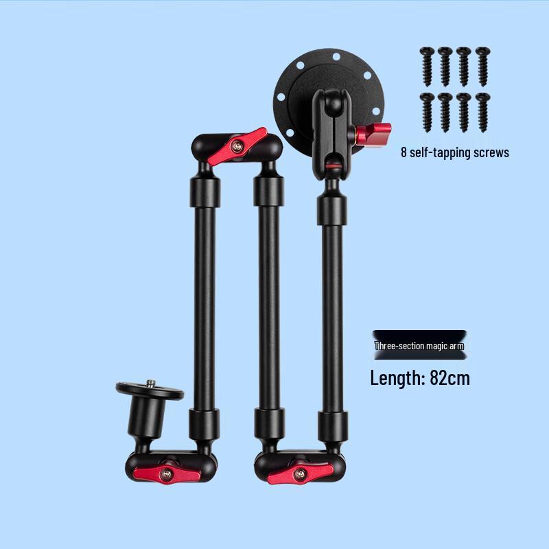 TEXIAN Adjustable Wall Mount Phone Stand for Live Streaming