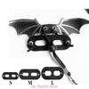 Sling Carriers for Bearded Dragons Small Reptiles Harness Leash Set with Wings Adjustable Carrying Travel Bag