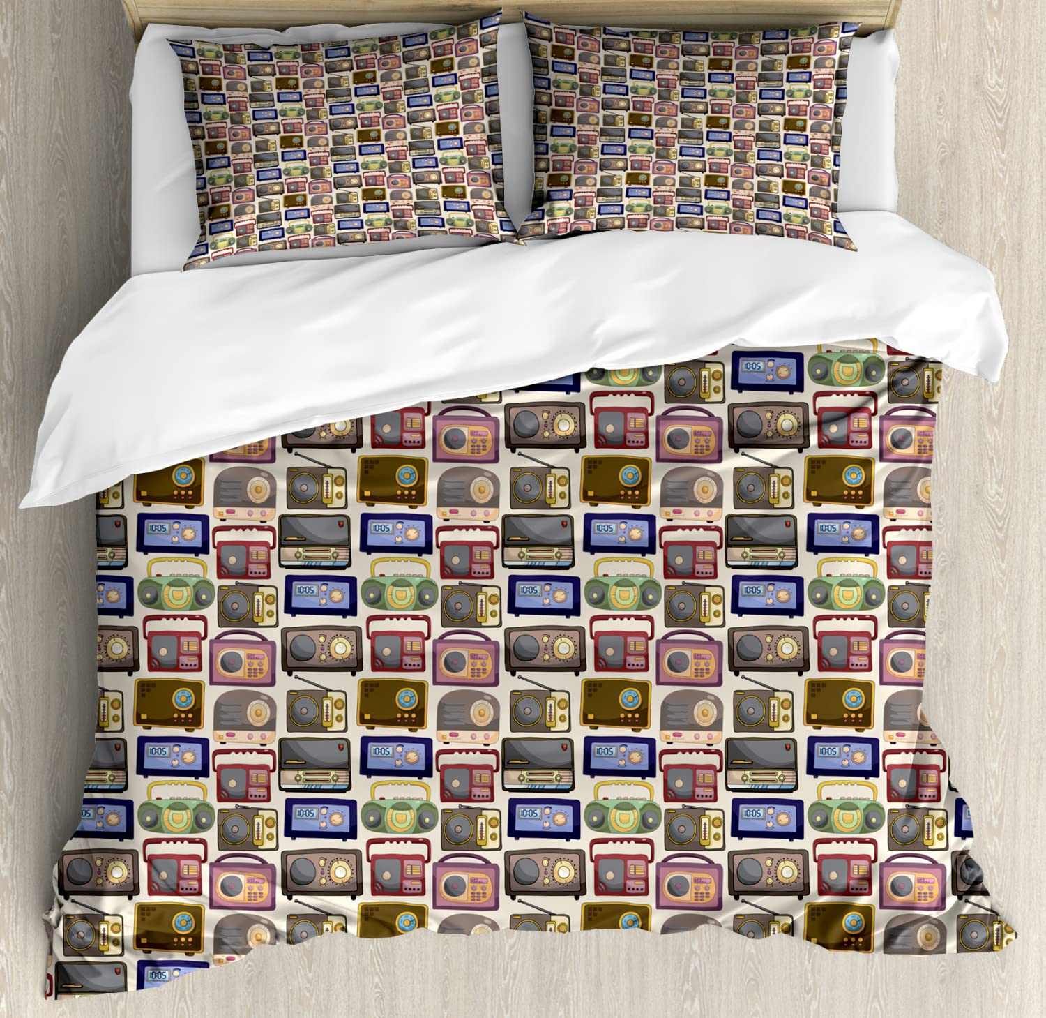 

Comforter Radio For Kids Teens Boys Girls Lightweight Down S Bedroom Decor 2 S 1 No Quilt Comforter (quilt)-EU Single(135*200cm)3pcs