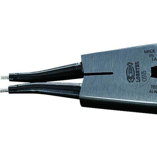 Lobtex OS125 Snap Ring Pliers with Straight Jaws for Shafts