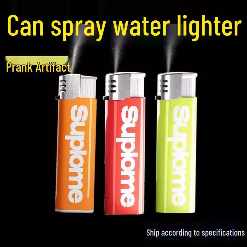 

Забавная игрушка-зажигалка в стиле TikTok, водяной пистолет для розыгрышей для взрослых Lighter Water Gun - Green [2 pieces]