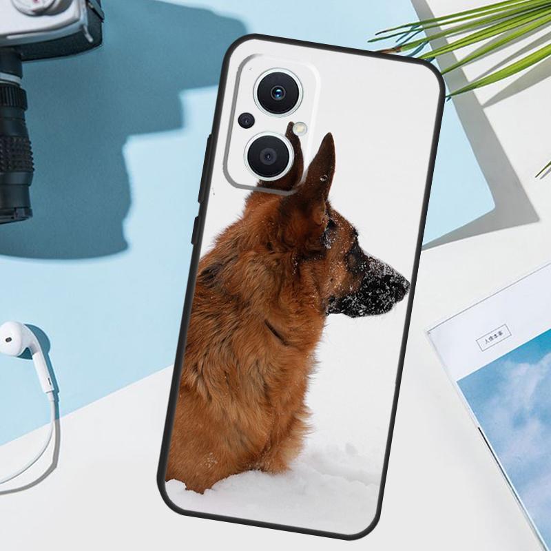 German Shepherd Dog Cover For OPPO Reno 14F 13F 12F 11 F 10 12 13 14 Pro 7 8 Lite OPPO Find X9 X8 X6 X5 Pro Case