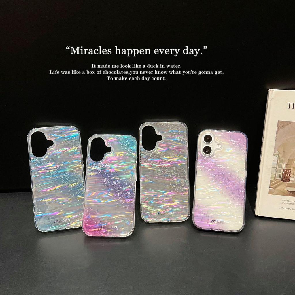 Starry Sky Gradient Glitter Phone Case for iPhone 17 Pro Max and 16 - Drop-Proof and Protective