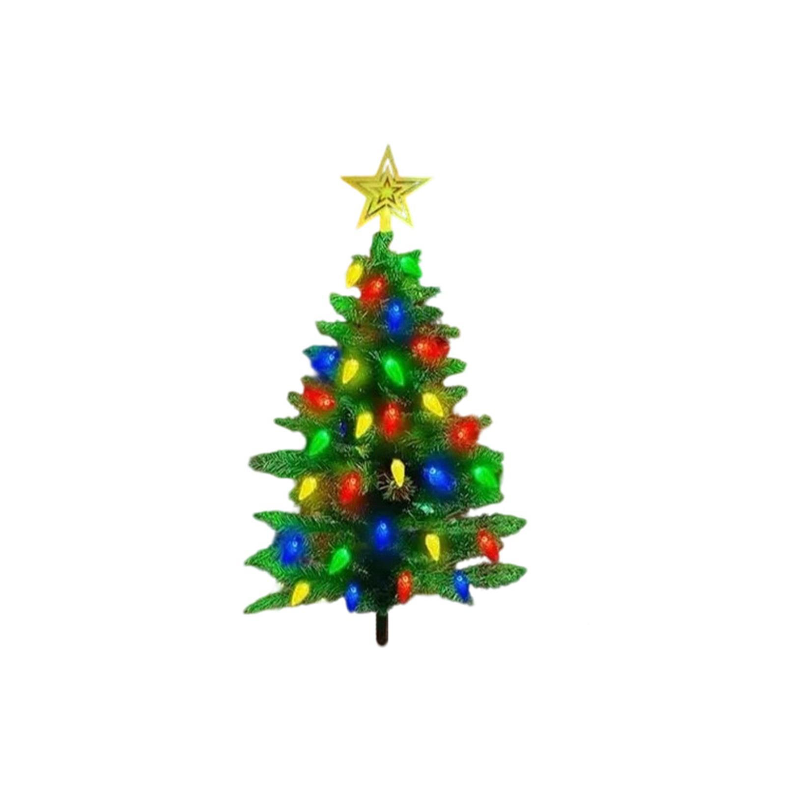 

Солнечные Рождественские Огни Рождественская Атмосфера Светящиеся Огни Дерева Водонепроницаемые Наружные Садовые Наземные Газонные Огни