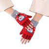 Elk Pattern Women Knitted Flip Gloves Apparel Accessories Christmas Gloves Autumn Winter Gloves