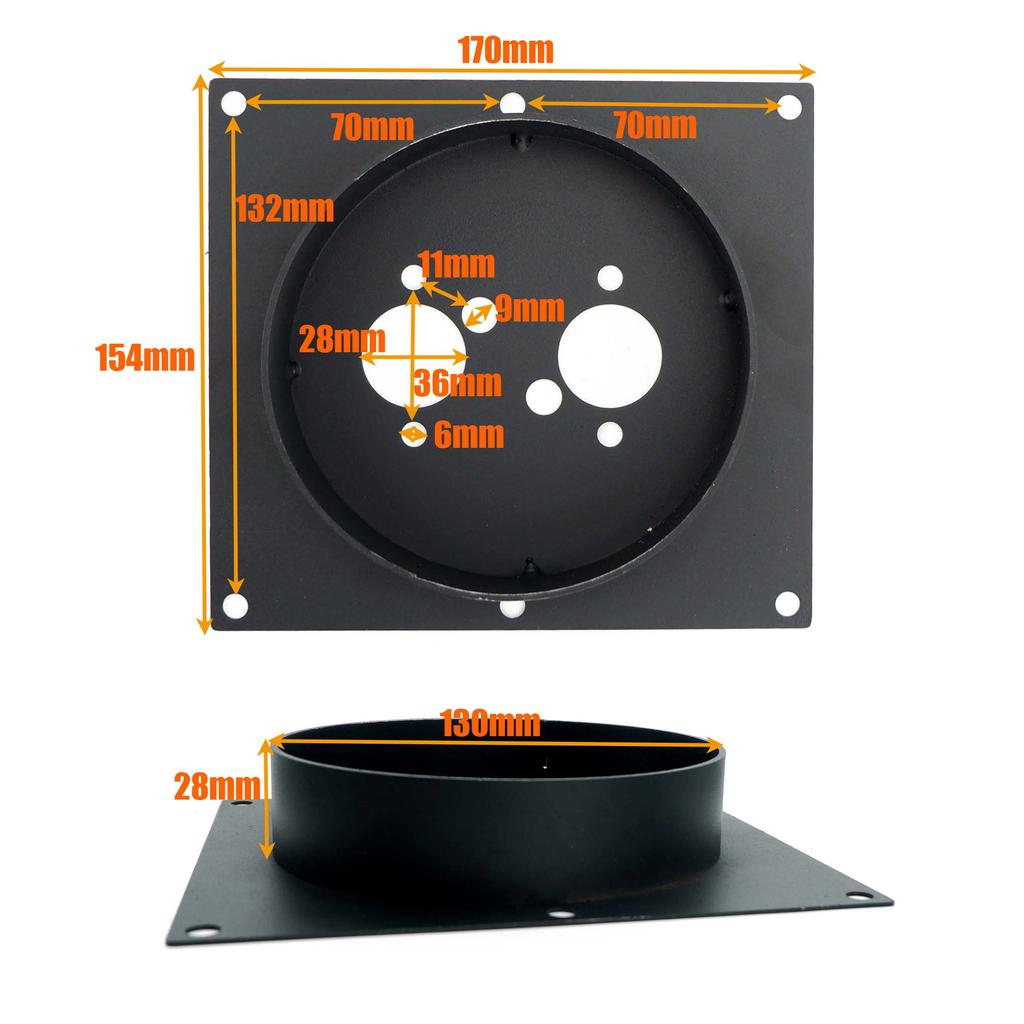 Air Diesel Heater Base Mounting Bracket Floor Plate Upgraded Black Silver For Eberspacher Webasto Propex Car Truck VAN