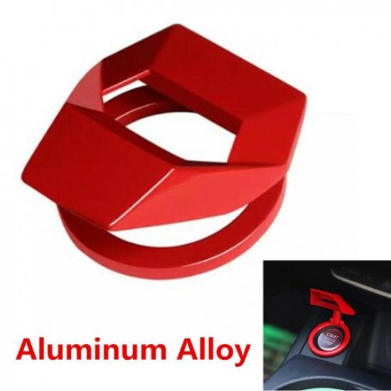 

Universal Aluminum Alloy Car Engine Start Stop Push Button Switch Decor Cover