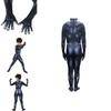 Premium Quality Black Panther Superhero Cosplay Jumpsuit For Adults And Kids
