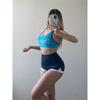 2025 New Arrival Fashion Workout Bra Female Yoga Sexy Quick-Drying Intimates Training Dance Sports Push up Bubble Wrap Play