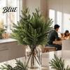 Rustic Mantelpiece Ornament Artificial Lighted Pine with Lights Fairy Light Olive Branch Realistic Faux Battery Operated Branches Stem for