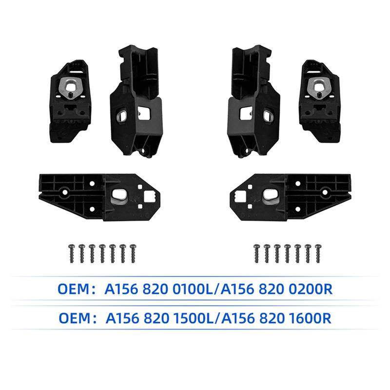 Front Headlight Bracket Repair Kits 1568200100 1568200200 For Mercedes-Benz GLA Class X156 2013- Headlamp RS Bracket