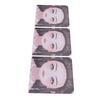 3 ks Růžové Oblečení Malování Make-up Cvičení Šablona Zesílená Opakovaně Použitelná Velikost A4 Omyvatelná Barva na Obličej P