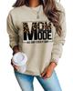 Azura Exchange Leopard Print Long Sleeve Sweatshirt