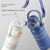 Travel Handle Insulated Thermos Large Capacity Thermos Cup for Women with High Aesthetic Value, Thermos Cup with Straw, 316 Stainless Steel Water Cup