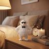 Sunglasses Gorilla Collectible Figurine 3D Printed Funny Cool Monkey Statue Novelty Animal Desktop Ornament for Home Office Decor