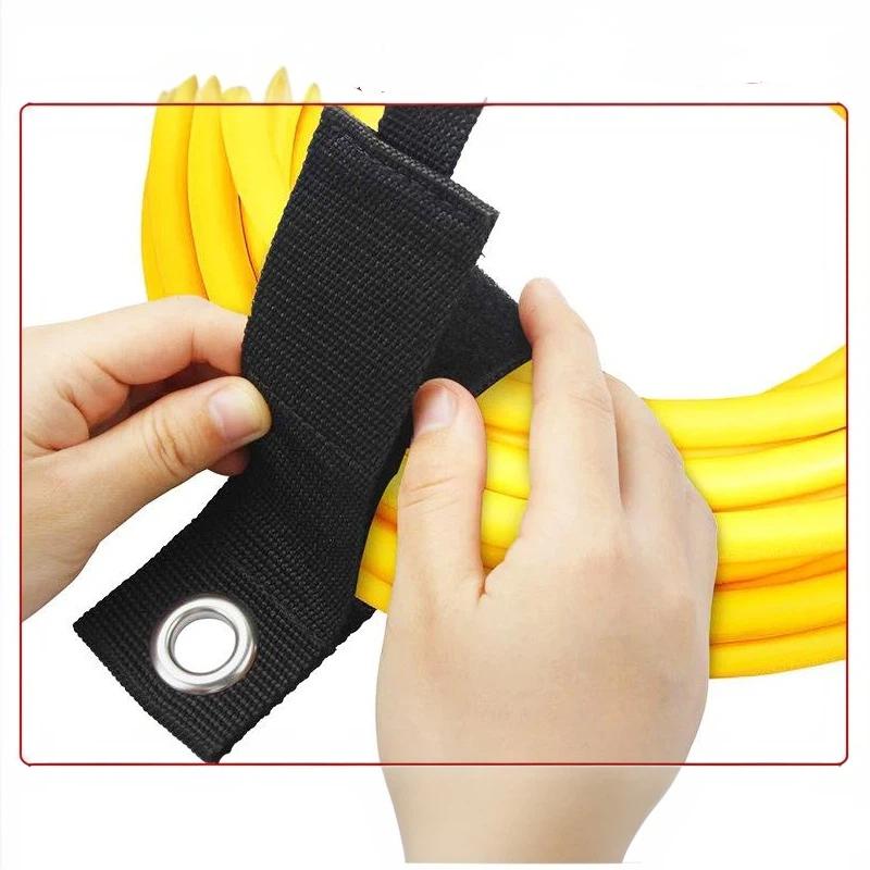 Heavy-Duty Storage Straps Reusable Extension Cord Ties Garage Organizer For Cable Hose Power Cord Rope Strap Loop Hangers
