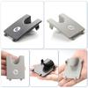 1 Piece Car Rear Child Seat Anchor Slot Trim Cover Button Black Gray Isofix Cover For Toyota Corolla Cross Frontlander