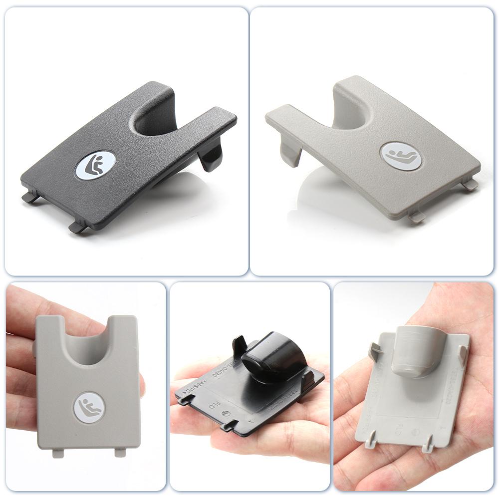 1 Piece Car Rear Child Seat Anchor Slot Trim Cover Button Black Gray Isofix Cover For Toyota Corolla Cross Frontlander