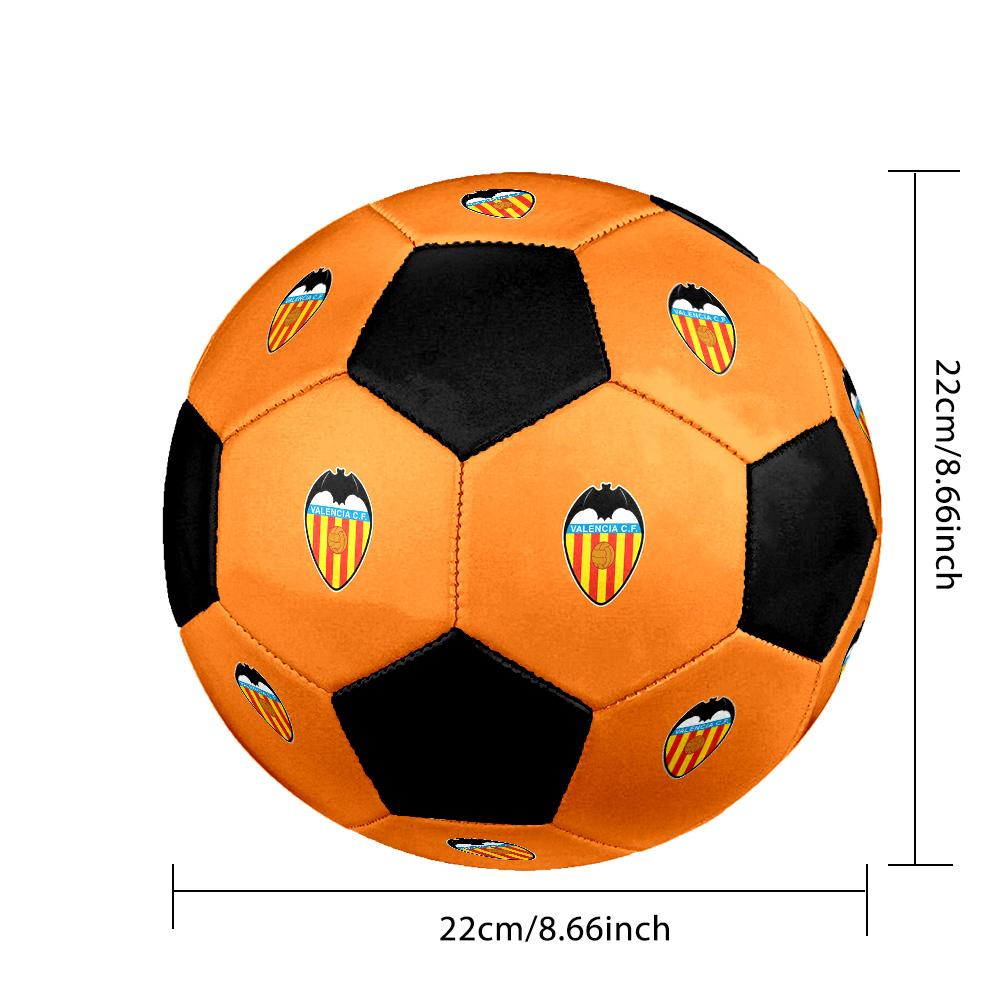 Valencia Club De Fútbol Soccer Ball Colorful All Ages Machine Stitched PVC Competition Ready Durable High-Bounce.SIZE5