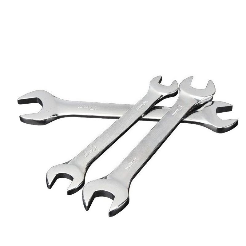 Open End Wrench Stainless Steel Dual-purpose Wrench 8 To 19 Mm Mini Thin Double Open-end Wrench Hand Tools Available Car Tools