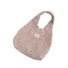 Corduroy Printed Bear Canvas Bag Shoulder Bag Commuter Large Capacity Vest Bag