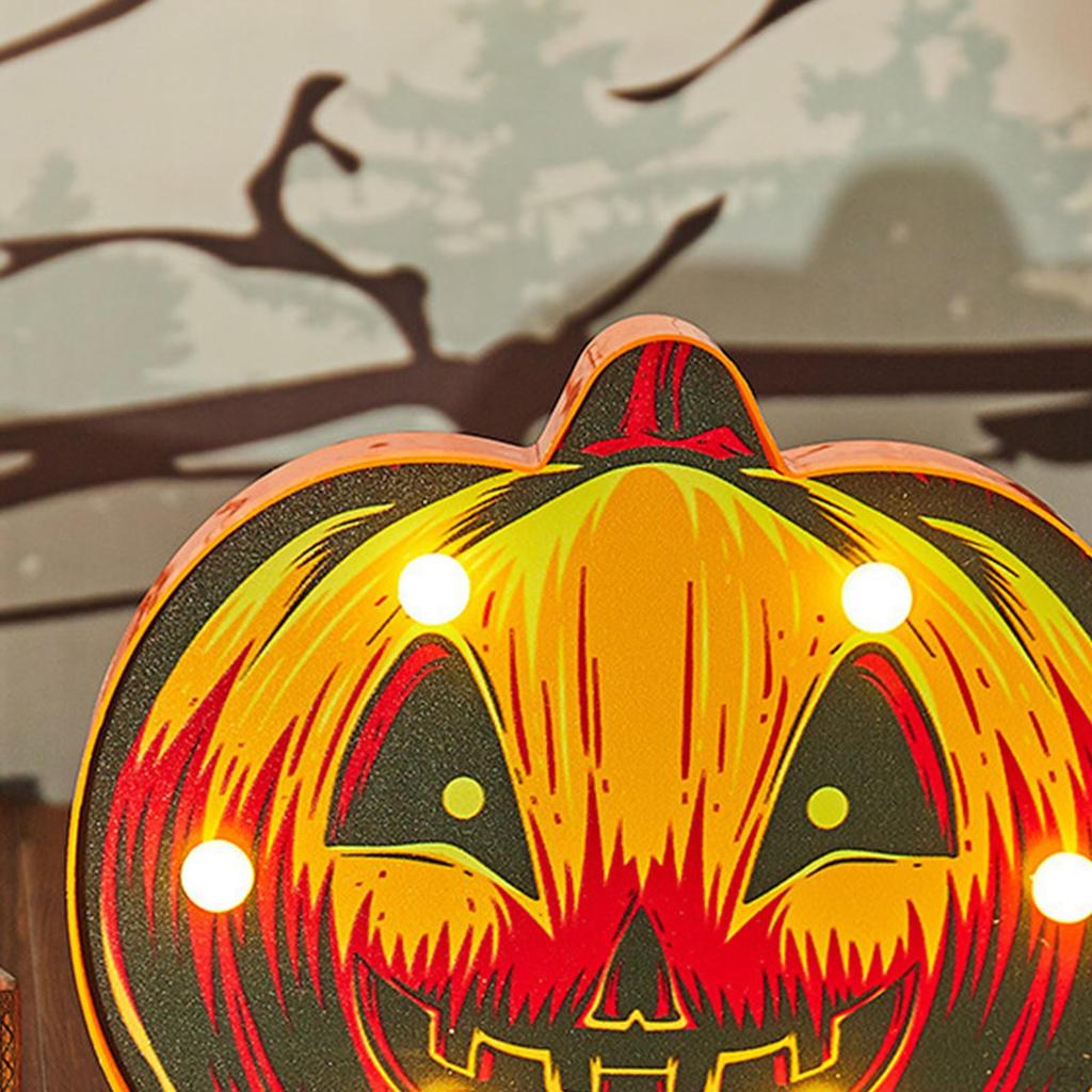 3D Halloween Decorations LED Lights Waterproof Home and Garden Desktop Decor Indoor Night Light