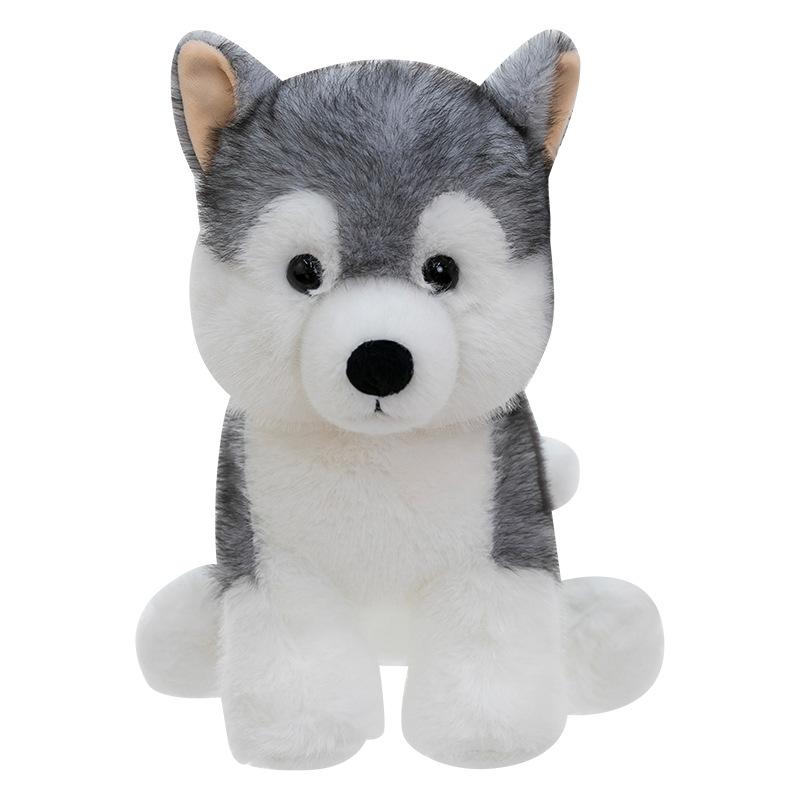 Cute Simulated Dog Plush Toy Children's West Highland Doll Cute Pet Husky Home Decoration