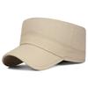 Summer Breathable Solid Color Sunscreen Quick-Drying Cap Adjustable Outdoor Sunshade Flat Top Cap