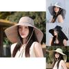 Summer Outdoor Sun Protection Cap With Neck Shield Lightweight Polyester For Women