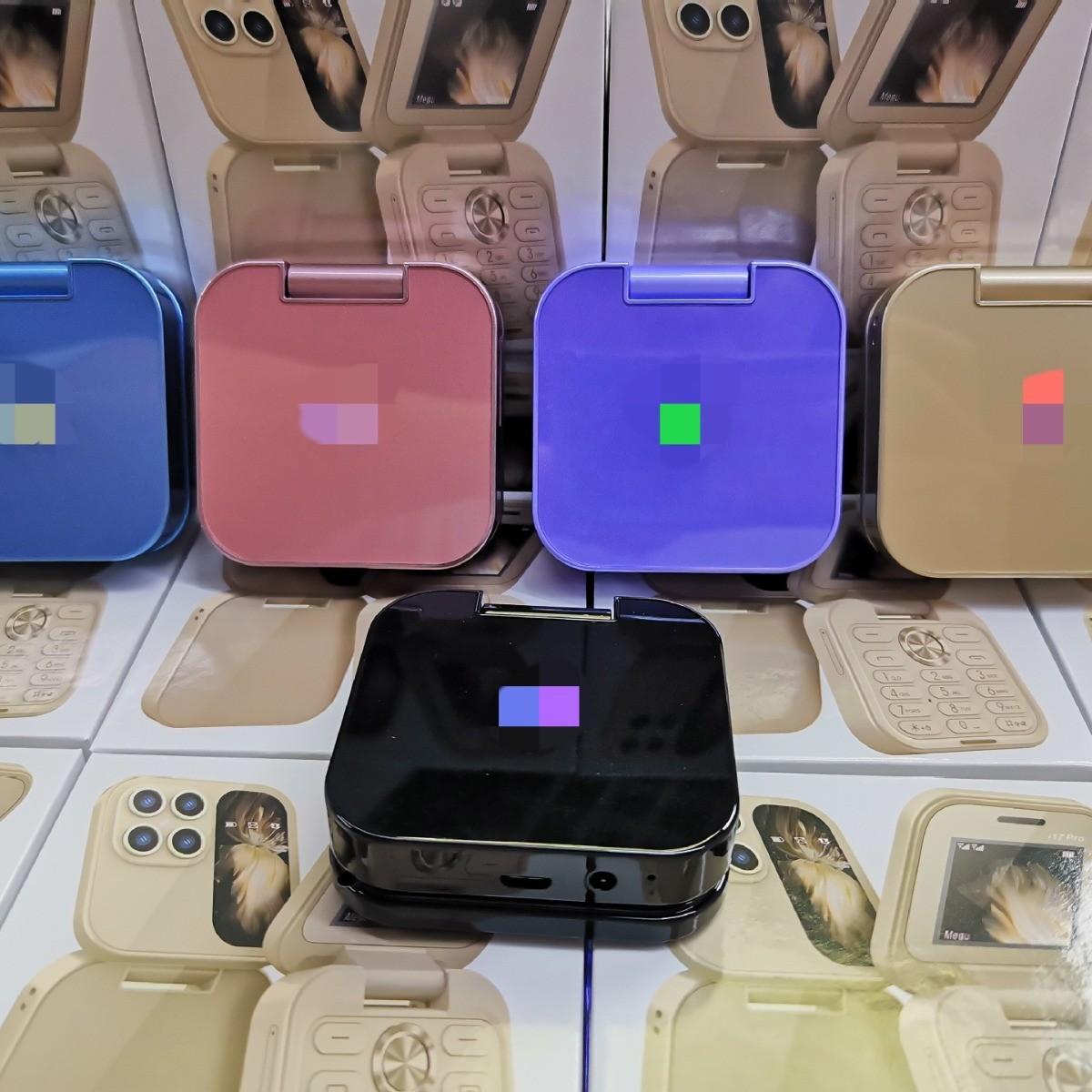 

I17 Мини Двухкарточный 2G Не-смартфон Раскладушка Кнопочный Мобильный телефон для пожилых людей I16 Pro розовый