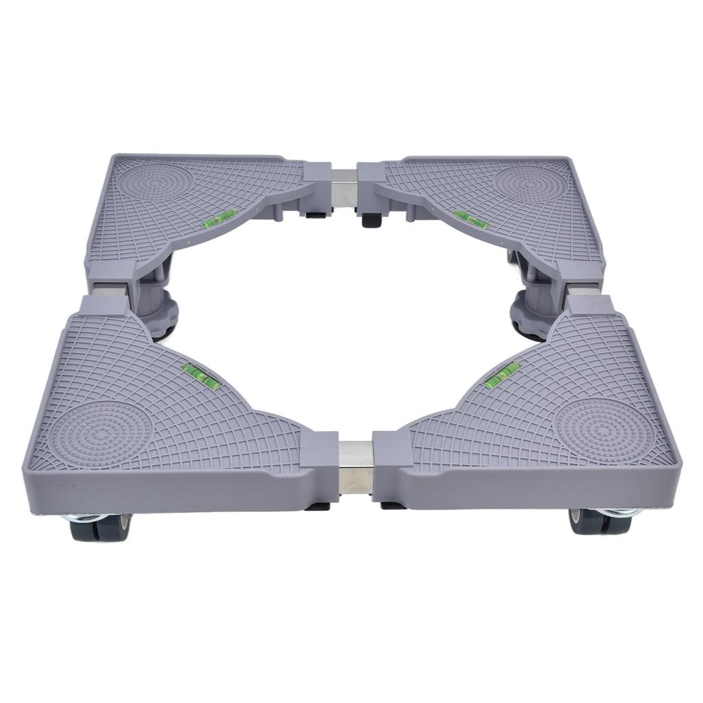 Waschmaschinenständer Multifunktional Beweglich Verstellbare Basis Mobiler Roller mit Feststellrädern