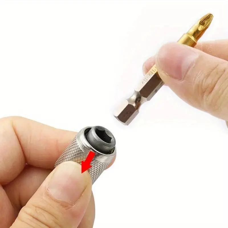 SDS To Hex Shank Drill Holders 4pcs Quick Release SDS To Hex Shank Drill Bit Holders for Versatile Hand Drilling Screwdriver