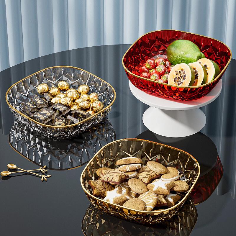 Deou Starlight Diamond Pattern Petal Serving Plate (2-Pack)