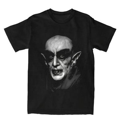Localnosferatu The Vampire Horror Film Graphic Tee Retro 1920S Creature Artwork Black and White Contrast Print Short Sleeve
