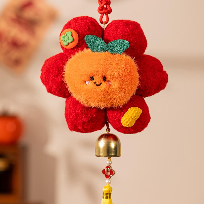 2026 Year Of The Horse  Year Decor Pendant Plush Living Room Joyful Atmosphere Decor Spring Festival Entrance Door Hanging