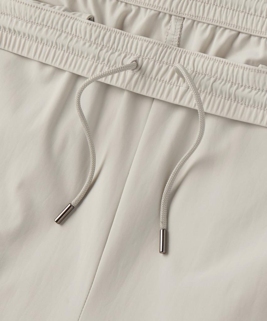 Musinsa Standard Cooling Deep Tuck Wide Elastic Waist Pants [Dusty Cream]