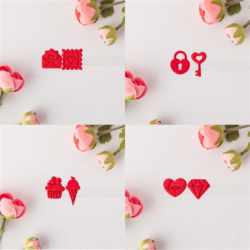 Heart Clay Cutters Clay Jewelry Cutters Valentine's Day Clay Earring Cutters DIY Earrings Accessories for Jewelry Making