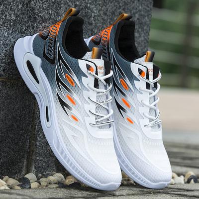 Mesh Einzelne Schuhe im Frühling Neu Dicksohlige Leichte Trendige Kombiniert mit Herrenschuhen, Jugendliche Hochwertig aussehende Modische Sportschuhe