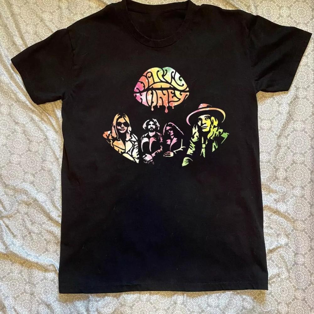 Dirty Honey Band Black 100% Cotton Short Sleeve Shirt Gift Unisex Unisex T-Shirt XL