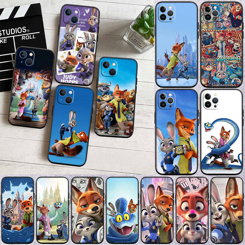 MH158 Zootopia Phone Shell Case for Redmi Note 12 12S 12C 13 13C 13R 14 14S 14R 14C Pro Max Plus A3 A3X A4 A5 11A 13X