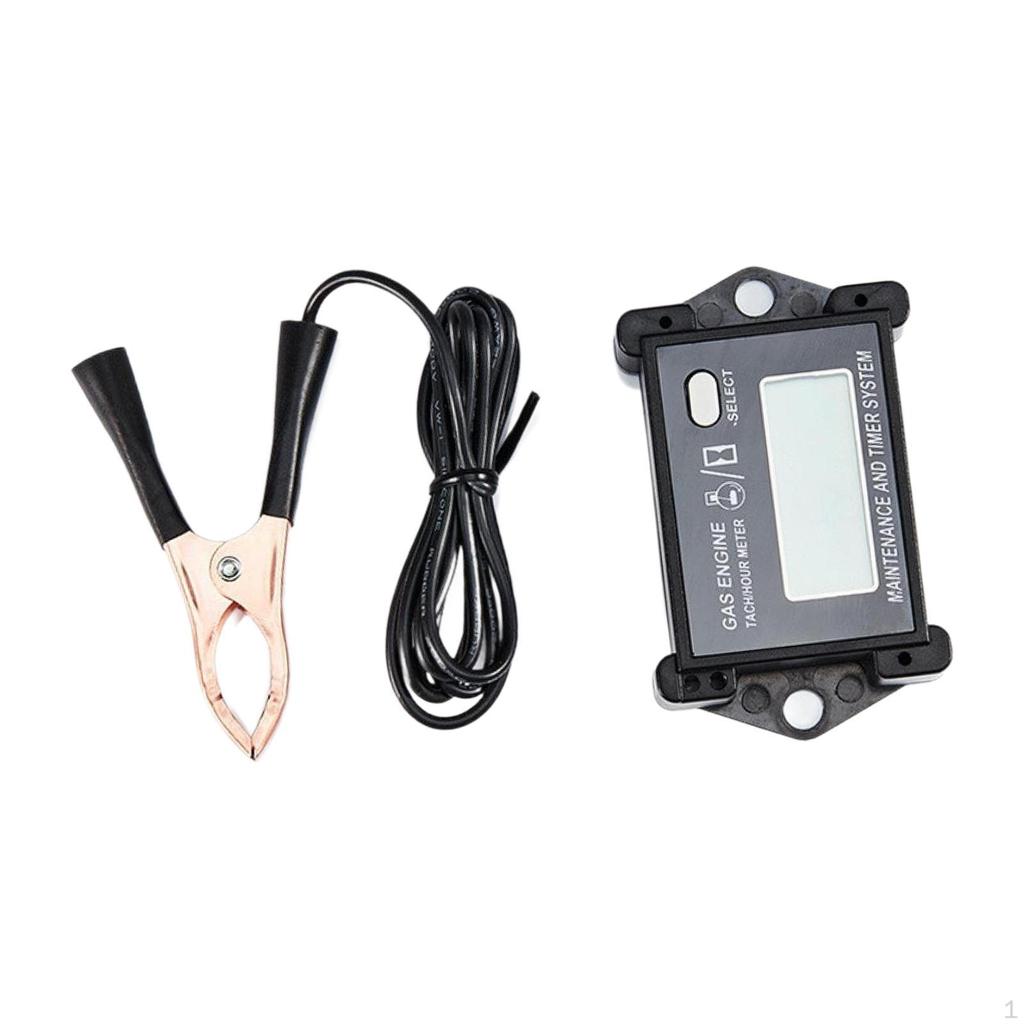 Induktiver Drehzahlmesser Drehzahlzähler 0-30000RPM Einfache Installation Betriebsstundenzähler Wartungserinnerung für