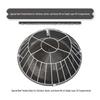 Stainless Steel Round Feeding Trough for Chickens, Ducks, and Pigs - New Style 