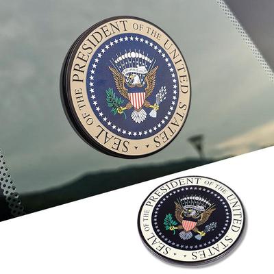 Cadillac US Presidential Emblem Metal Car Sticker - Body & Tail Decoration