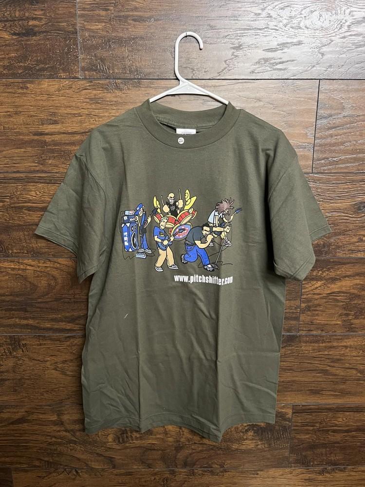 Y2K Pitch Shifter Band T-shirt - Cartoon Pitch Shifter Tee L Unisex T-Shirt S