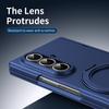 Luxury 360 Rotating Magnetic Phone Case For Samsung Z FOLD 7 6 5 4 3 Lens Protection Tempered Glass Film Drop Resistant Cover